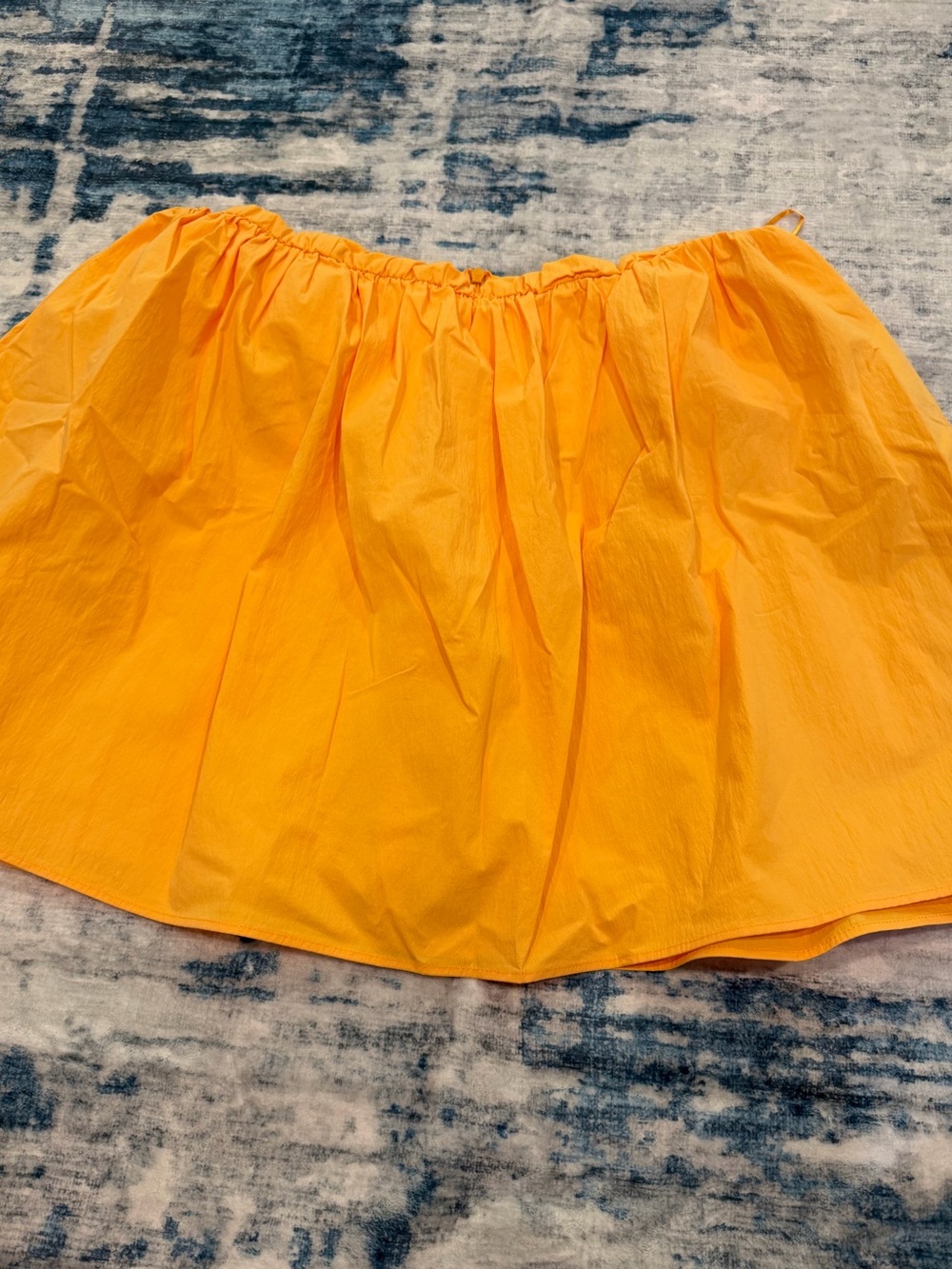 Zara Bright Yellow Flowy Tube Top